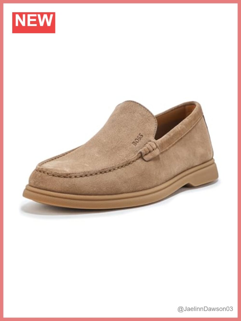 Suede Loafers Slip-On Mocc for Women Flat Heel Casual Comfort